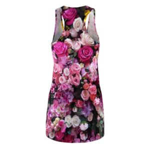 roses background all over printed 3d racerback dress 3 tON84 300x300 image Roses Background All Over Printed 3D Racerback Dress Product Photo