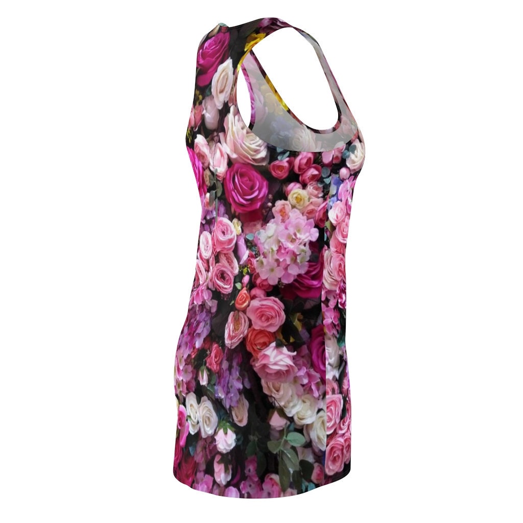 roses-background-all-over-printed-3d-racerback-dress-5-HPcR2.jpg Roses Background All Over Printed 3D Racerback Dress Product Photo