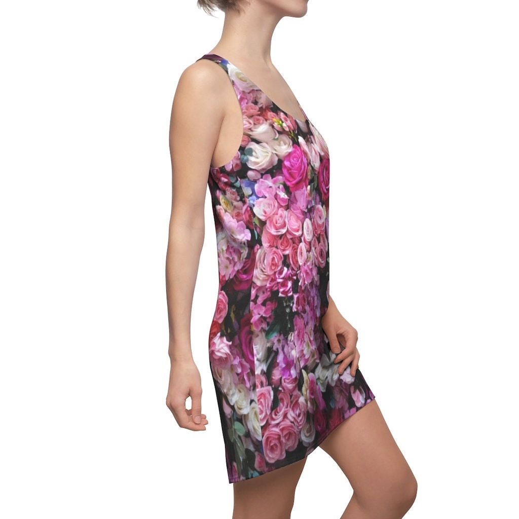 roses-background-all-over-printed-3d-racerback-dress-6-bNdgQ.jpg Roses Background All Over Printed 3D Racerback Dress Product Photo