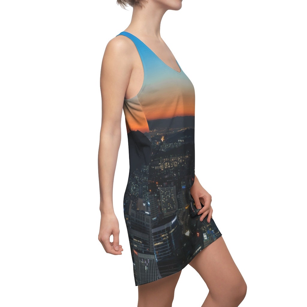 seoul-skyline-all-over-printed-3d-racerback-dress-6-Uiy3k.jpg Seoul Skyline All Over Printed 3D Racerback Dress Product Photo