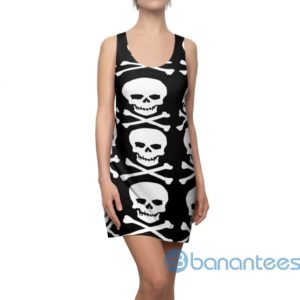 skull and cross bones black racerback dress for women 6 mtpXz 300x300 image Skull And Cross Bones Black Racerback Dress For Women Product Photo