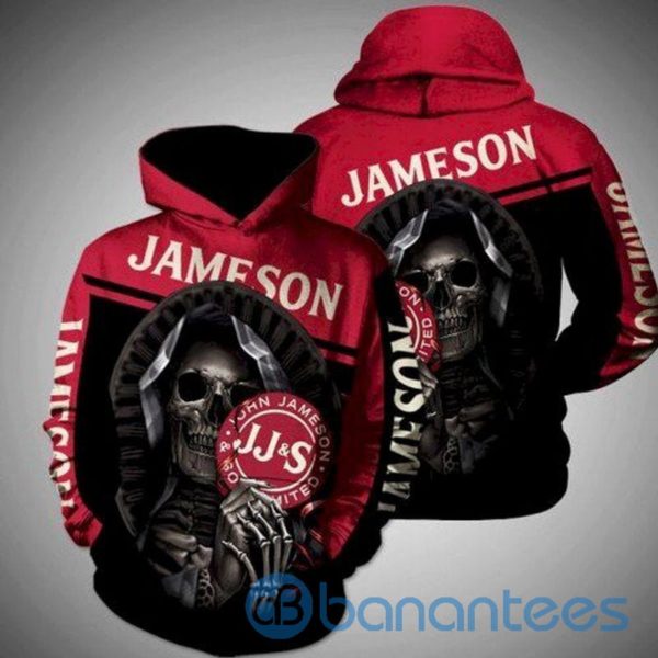 Skull Jameson Jj S Bone Man Holding Logo 3D Hoodie Printed Product Photo