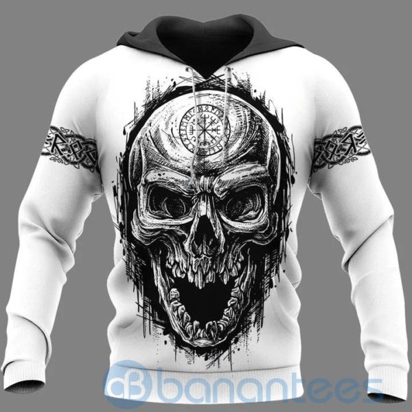 Skull Viking Tree of Life Viking Hoodie All Over Printed 3D Hoodie Product Photo