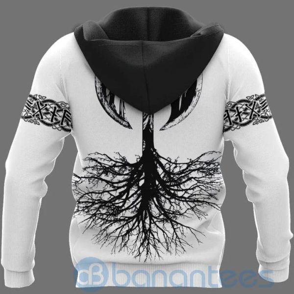 Skull Viking Tree of Life Viking Hoodie All Over Printed 3D Hoodie Product Photo