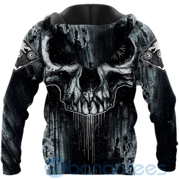Skull Viking Vegvisir Valknut Viking Hoodie All Over Printed 3D Hoodie Product Photo