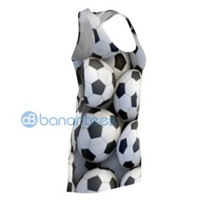 soccer ball all over printed racerback dress for women 4 e7kBe 300x300 image Soccer Ball All Over Printed Racerback Dress For Women Product Photo