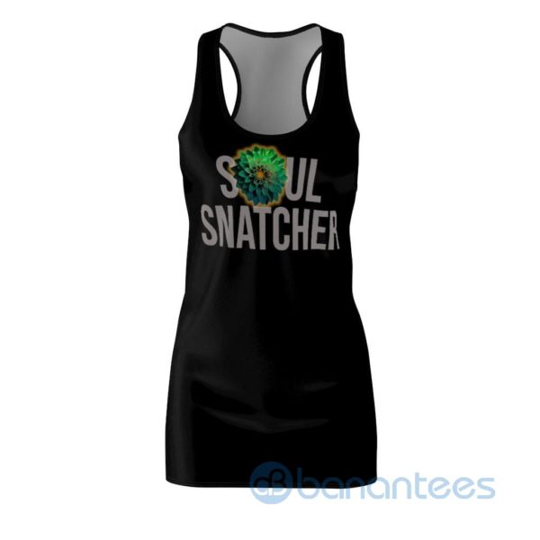 Soul Snatcher Flower Black Racerback Dress For Women Product Photo