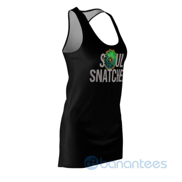 Soul Snatcher Flower Black Racerback Dress For Women Product Photo