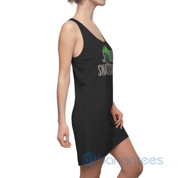 Soul Snatcher Flower Black Racerback Dress For Women Product Photo