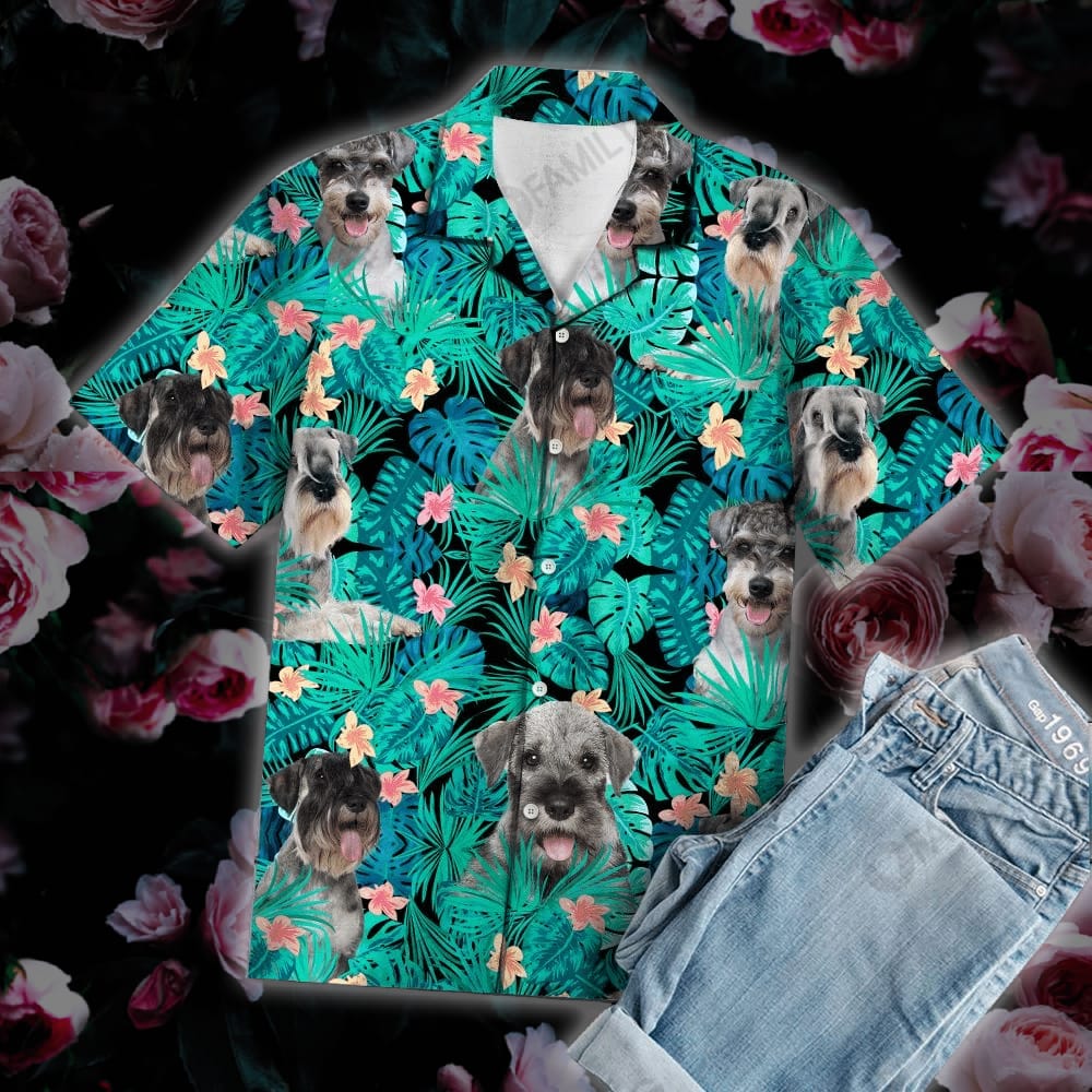 standard-schnauzer-tropical-hawaii-shirt-summer-hawaiian-1-PtRcK.jpg Standard Schnauzer Tropical Hawaii Shirt Summer Hawaiian Product Photo