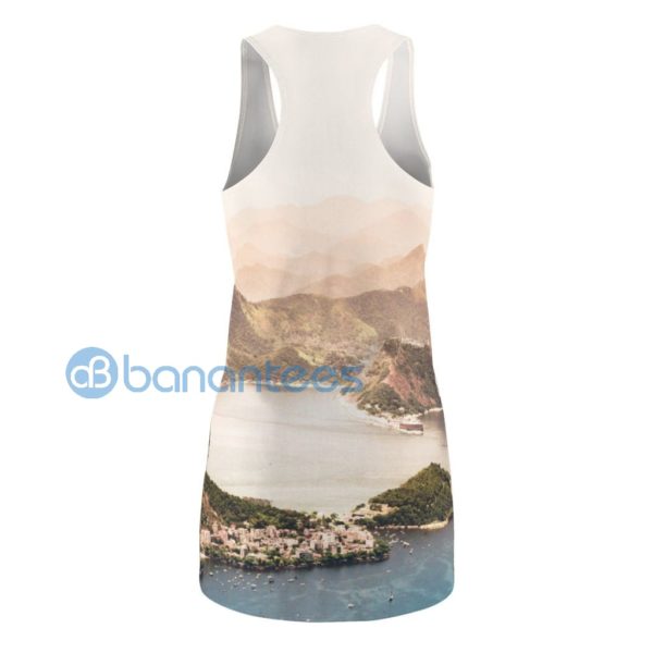 Sugarloaf Mountain Rio De Janeiro Full Printef Racerback Dress Product Photo