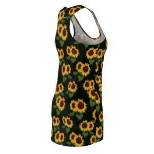 sunflowers pattern black racerback dress for women 5 b2IPz 300x300 image Sunflowers Pattern Black Racerback Dress For Women Product Photo