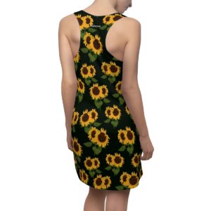 sunflowers pattern black racerback dress for women 6 NE07B 300x300 image Sunflowers Pattern Black Racerback Dress For Women Product Photo