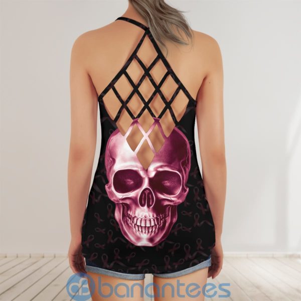 Survivor Hope Truck Breast Cancer Awareness Criss Cross Tank Top Product Photo