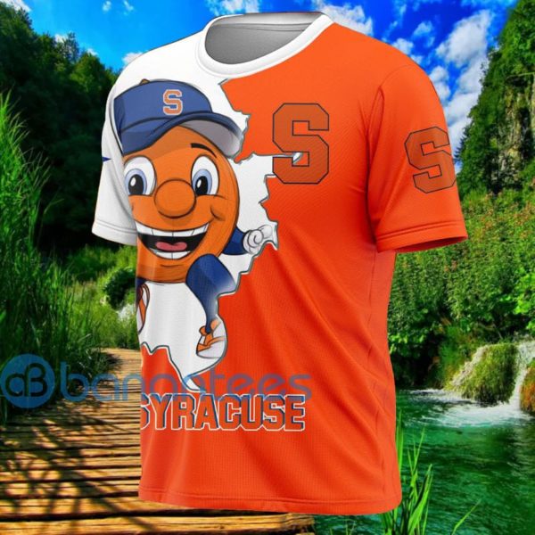 Syracuse Mascot All Over Printed 3D T Shirt Product Photo
