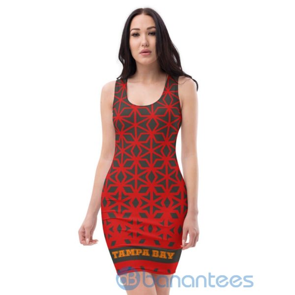 Tampa Bay Multi Colored Diamon Fashion Racerback Dress For Women Product Photo