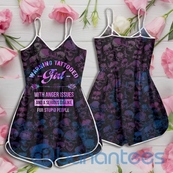 Tattooed Girl With Anger Issues Rompers For Women Product Photo