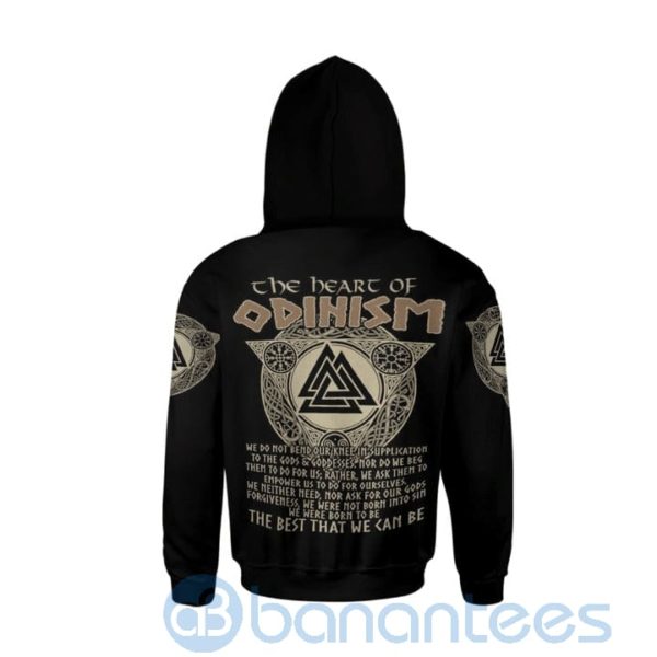 The Heart Of Odinism Viking Hoodie All Over Printed 3D Hoodie Product Photo