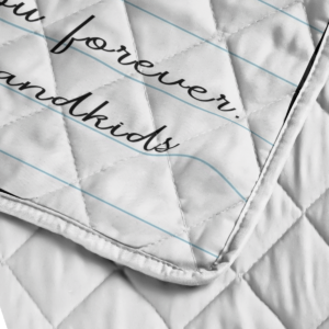 The Letter To Grandma Blanket Quilt Product Photo