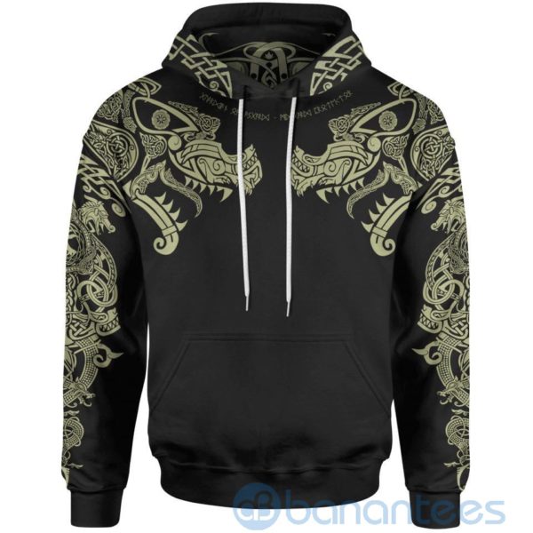 The Ragnarok Viking All Over Printed 3D Hoodie Product Photo