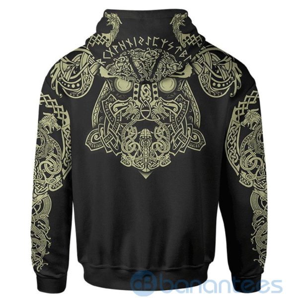 The Ragnarok Viking All Over Printed 3D Hoodie Product Photo