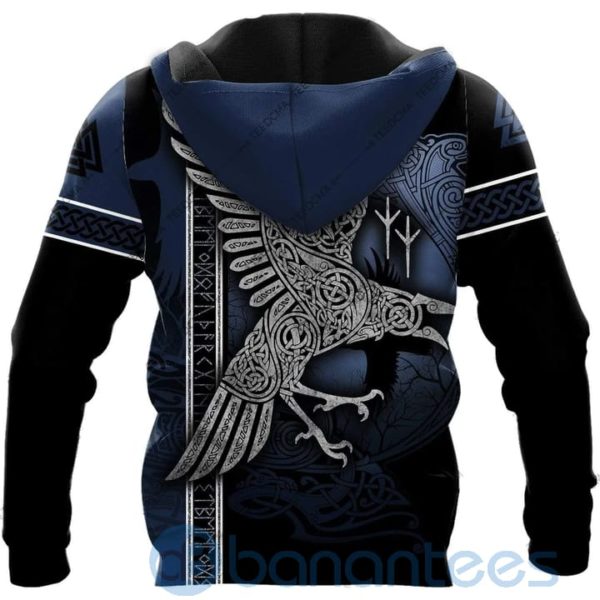 The Raven Of Viking All Over Printed 3D Hoodie Product Photo