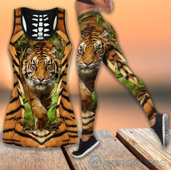 The Tiger Tank Top Legging Set Outfit Product Photo