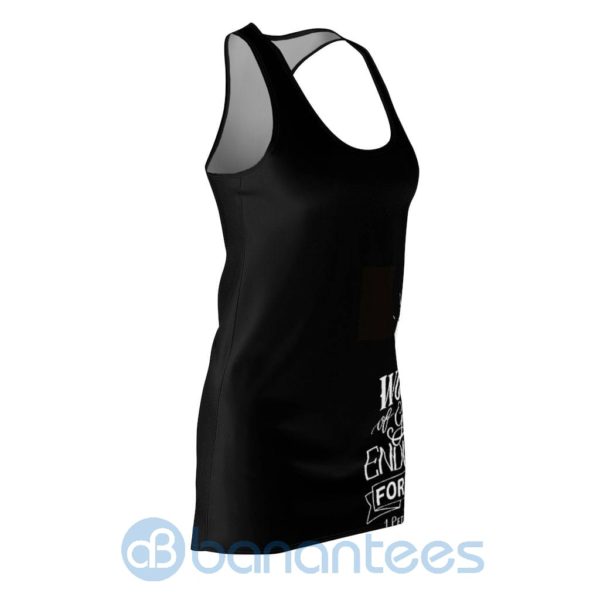 The Word Of God Endures Black Racerback Dress For Women Product Photo