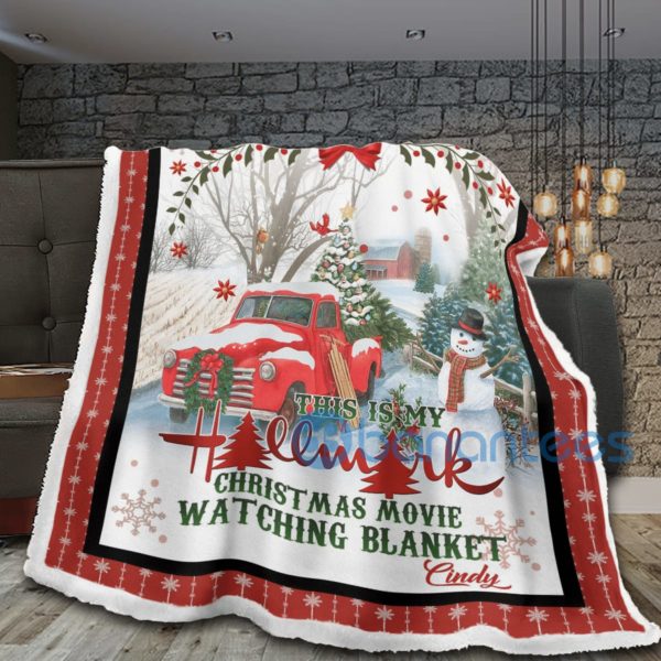 This Is My Hallmark Christmas Movie Watching Blanket Sherpa Blanket Product Photo