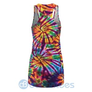 Tie Dye Full Printed Racerback Dress For Women Product Photo