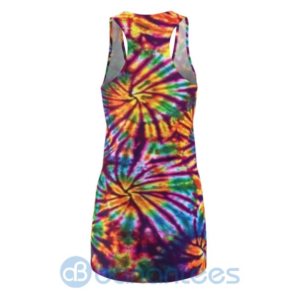 Tie Dye Full Printed Racerback Dress For Women Product Photo