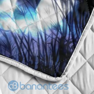 To Bonus Daughter, Never Forget That I Love You Wolf Quilt Blanket Product Photo