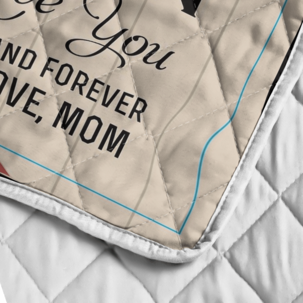 To Dear Son My Police Officer Blanket Quilt Product Photo