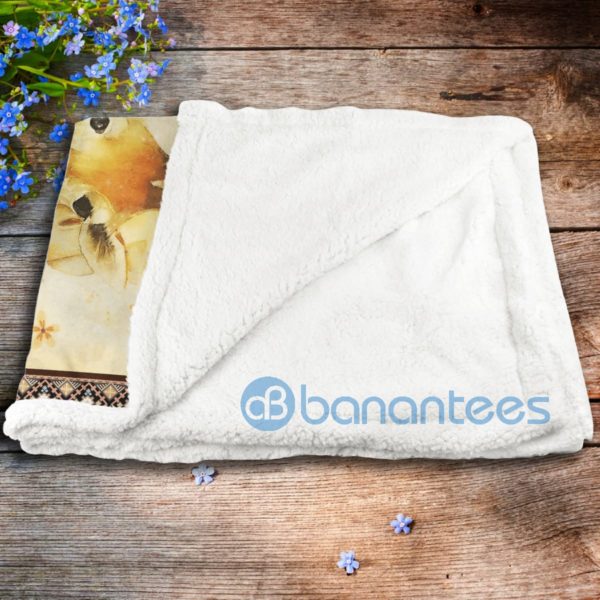 To My Amazing Daughter Giraffe Sherpa Blanket Product Photo