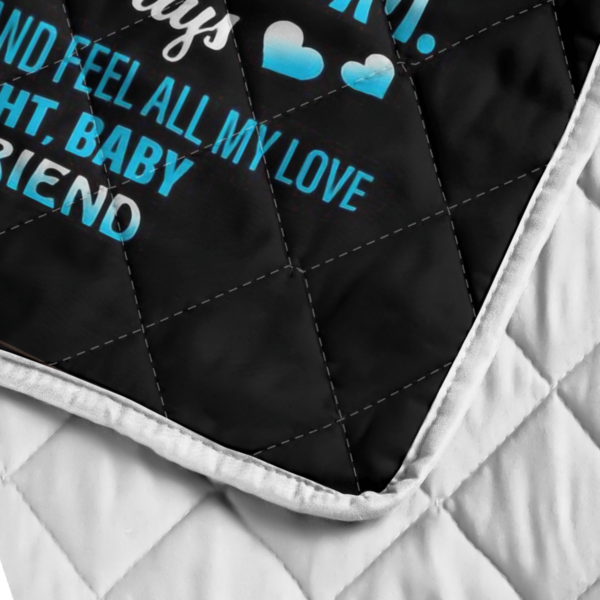 To My Amazing Girlfriend You Are My Love Blanket Quilt Product Photo