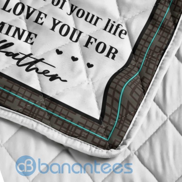 To My Amazing Godson Wolf Blanket Quilt Product Photo