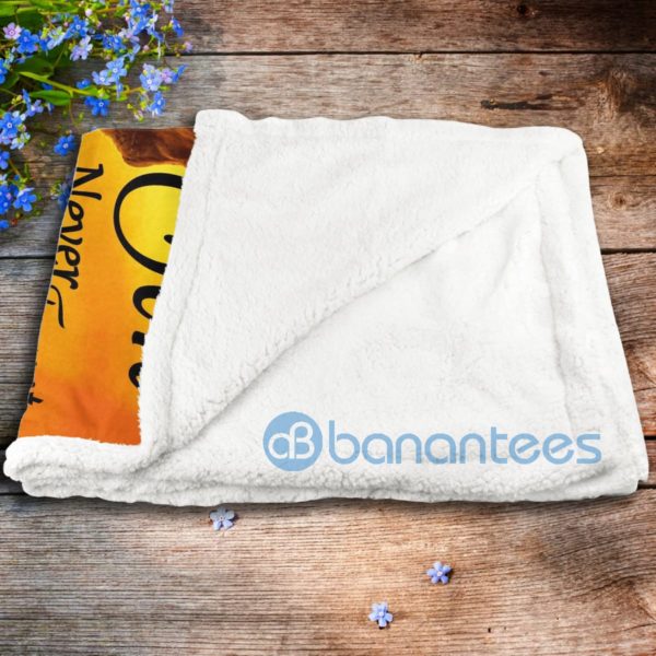 To My Amazing Son Lion Sherpa Blanket Product Photo