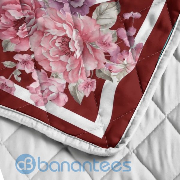 To My Beautiful Daughter Quilt Gift From Mom Blanket Quilt Product Photo