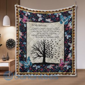 To My Beloved Gift For Mom Quilt Blanket Quilt Product Photo