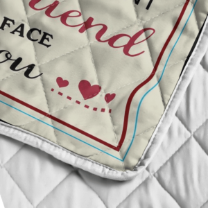 To My Bestie Best Friend Gift Blanket Quilt Product Photo