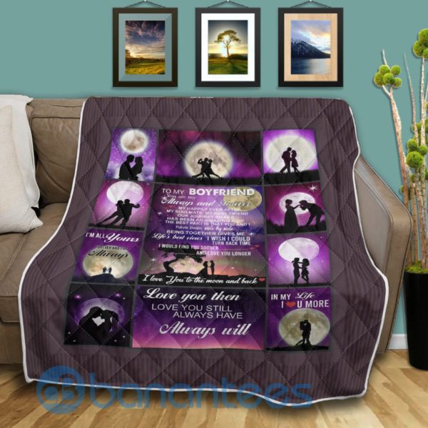 To My Boy Friends Blanket Quilt Product Photo