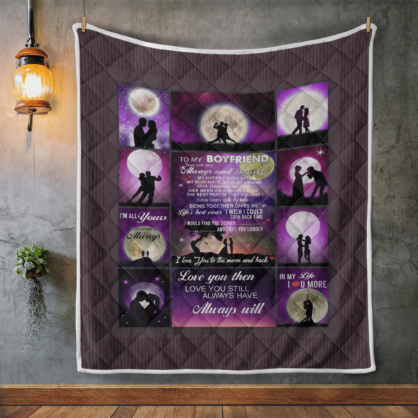 To My Boy Friends Blanket Quilt Product Photo