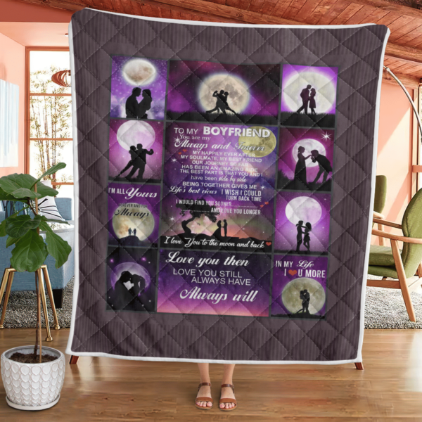 To My Boy Friends Blanket Quilt Product Photo