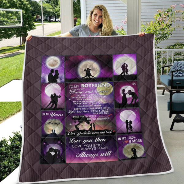 To My Boy Friends Blanket Quilt Product Photo