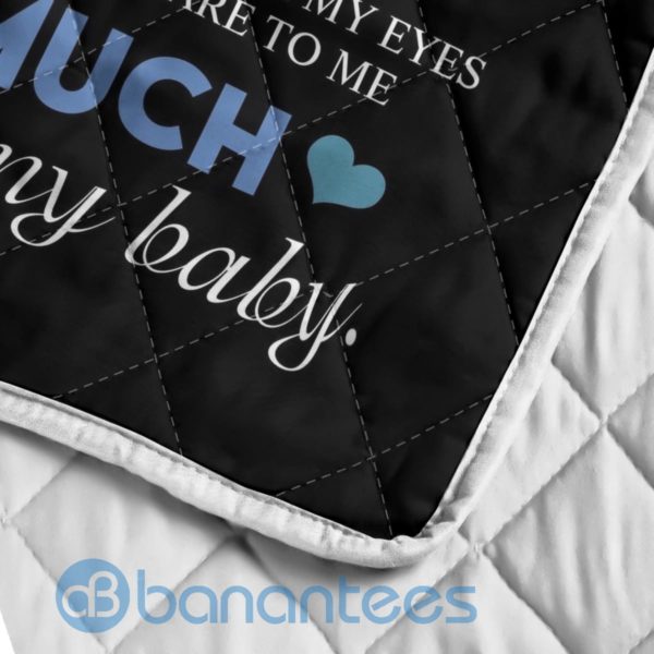 To My Boyfriend Gift Blanket Quilt Product Photo
