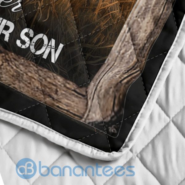 To My Dad Best Hunting Partner Quilt Father Day Gift Blanket Quilt Product Photo