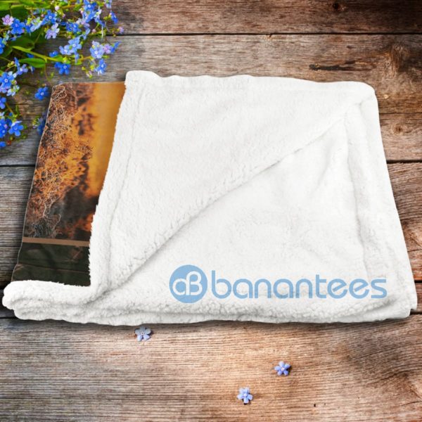 To My Dad I Love You Always And Forever Camo Hunting Sherpa Blanket Product Photo
