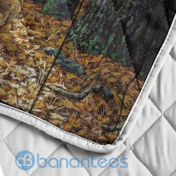 To My Dad I Love You Deer Hunting Quilt Blanket Quilt Product Photo