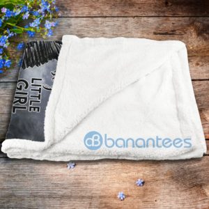 To My Dad I Love You Eagle Sherpa Blanket Product Photo