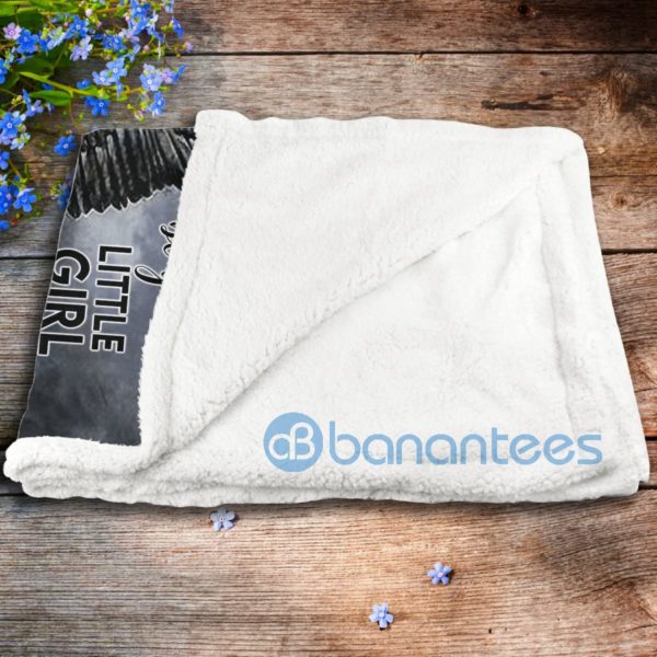 To My Dad I Love You Eagle Sherpa Blanket Product Photo